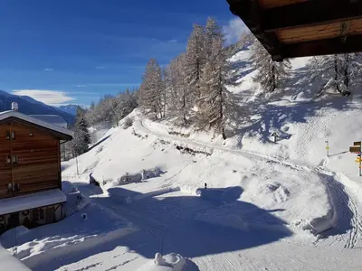 Ferienwohnung am Bach im Winter