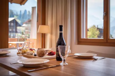 Getränke in der Unterkunft Chalet Am Acher 7