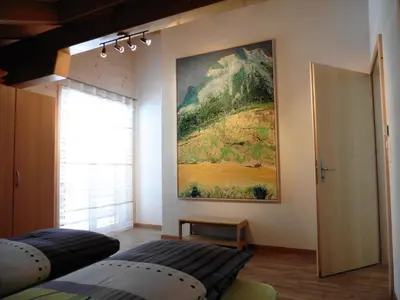 Ein Bett oder Betten in einem Zimmer der Unterkunft Laubrinus