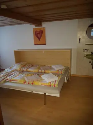 Ein Bett oder Betten in einem Zimmer der Unterkunft Hotel-Restaurant-Linde