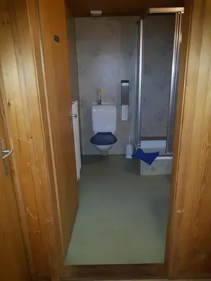 Ein Badezimmer in der Unterkunft Hotel-Restaurant-Linde