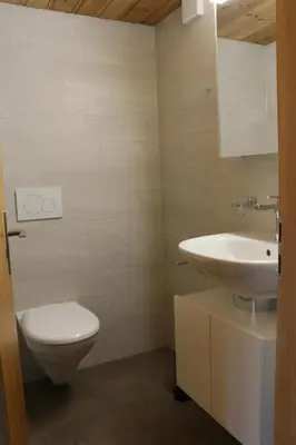 Ein Badezimmer in der Unterkunft Bühlerhof