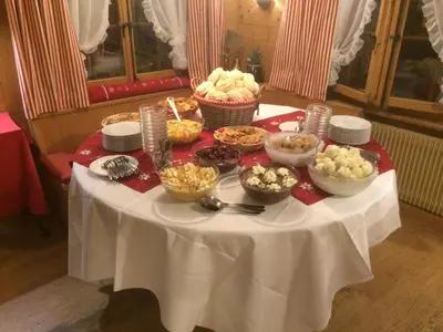 Essen in der Pension oder in der Nähe