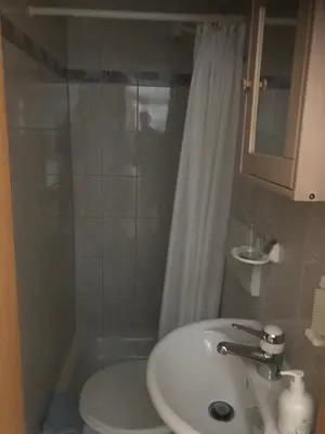 Ein Badezimmer in der Unterkunft Abelied