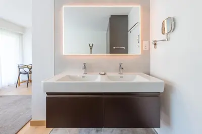 Ein Badezimmer in der Unterkunft Haus Sonnheim