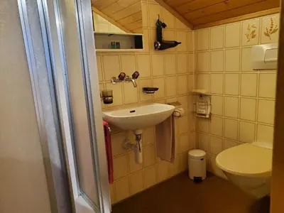 Ein Badezimmer in der Unterkunft Hotel Garni Alpenruh