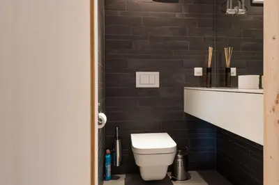 Ein Badezimmer in der Unterkunft Domus Major