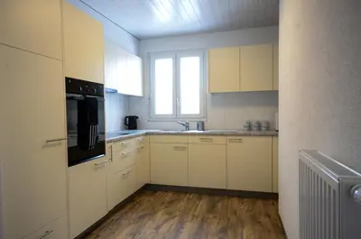 Küche/Küchenzeile in der Unterkunft Interlaken Central 3