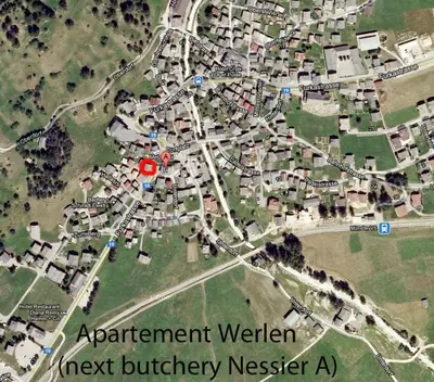 Grundriss der Unterkunft Apartment Werlen