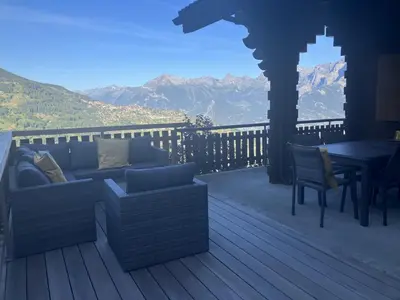 Naturlandschaft in der Nähe des Chalets