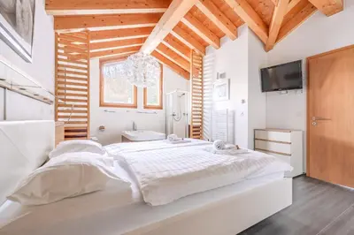 Ein Bett oder Betten in einem Zimmer der Unterkunft Ski Paradise SP 012 - MOUNTAIN apartment 8 pers