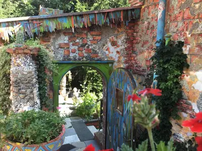 Ein Garten an der Unterkunft Casa toscana