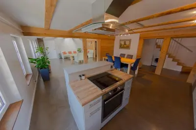 Küche/Küchenzeile in der Unterkunft Chalet 1752