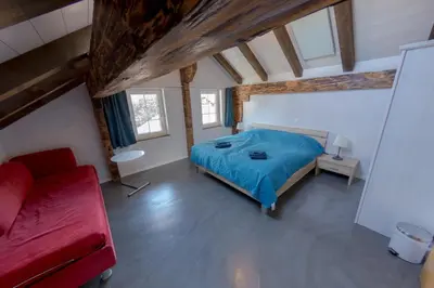 Ein Bett oder Betten in einem Zimmer der Unterkunft Chalet 1752