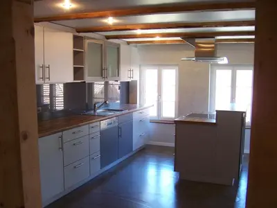 Küche/Küchenzeile in der Unterkunft Chalet 1752