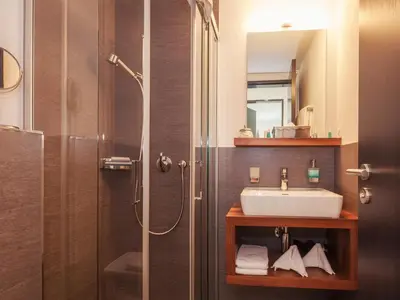 Ein Badezimmer in der Unterkunft Chalet Nepomuk