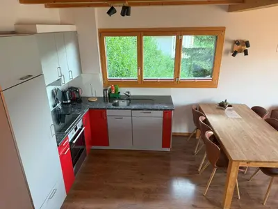 Küche/Küchenzeile in der Unterkunft Wakatipu-Lodge