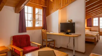 TV/Unterhaltungsangebot in der Unterkunft Familienhotel Garni Sporting