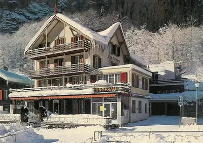 Hotel Restaurant Jungfrau im Winter