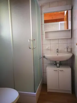 Ein Badezimmer in der Unterkunft Rustico Al Noce