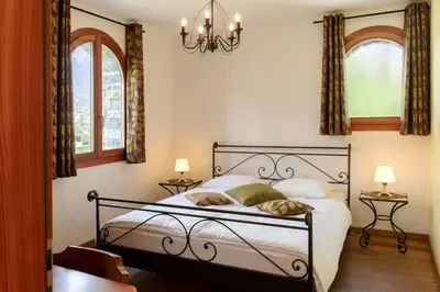 Ein Bett oder Betten in einem Zimmer der Unterkunft Castel de Daval