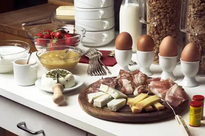 Essen im Bed & Breakfast oder in der Nähe