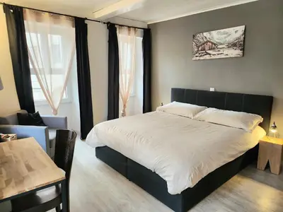 Ein Bett oder Betten in einem Zimmer der Unterkunft Auberge de l’Union