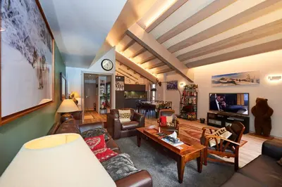 TV/Unterhaltungsangebot in der Unterkunft Residence Tsaumiau, 3BR, Perfect View, Skilift 170m!
