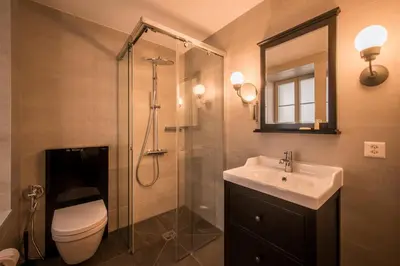 Ein Badezimmer in der Unterkunft Dependance West
