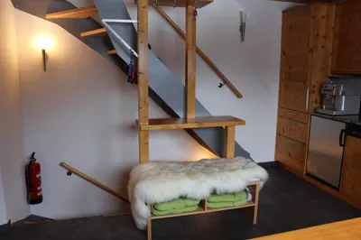 Küche/Küchenzeile in der Unterkunft Chalet Gädi