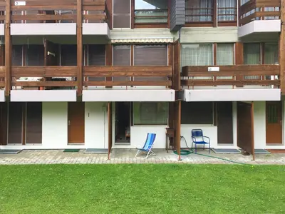 Ein Balkon oder eine Terrasse in der Unterkunft Appartement à 200m de la télé-cabine de Vercorin