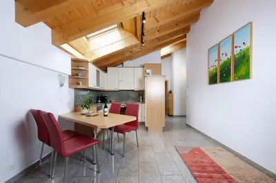 Küche/Küchenzeile in der Unterkunft Apartments Aura