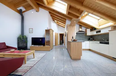 Küche/Küchenzeile in der Unterkunft Apartments Aura