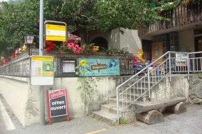 Das Gebäude in dem sich das Gasthaus befindet