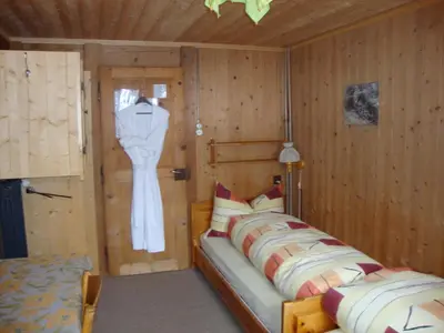 Ein Bett oder Betten in einem Zimmer der Unterkunft Bietschhorn