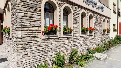 Das Gebäude in dem sich das Hotel befindet