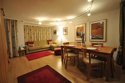 Ein Sitzbereich in der Unterkunft Haus Armina - Apartment Edward