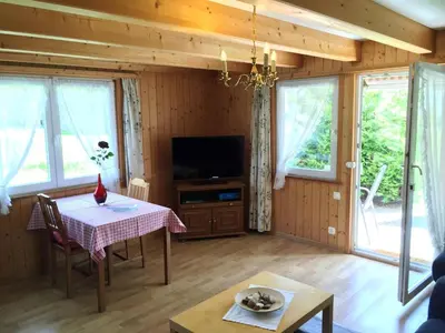 TV/Unterhaltungsangebot in der Unterkunft Alpen Chalet