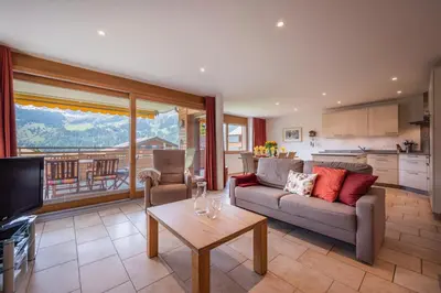 Küche/Küchenzeile in der Unterkunft Chalet Am Acher 3
