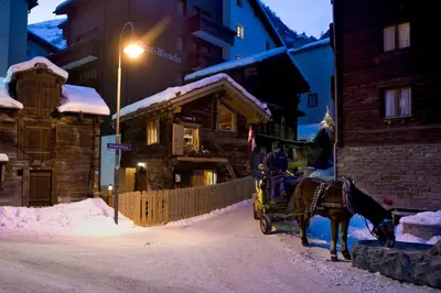 Chalet Z'Gogwärgji im Winter