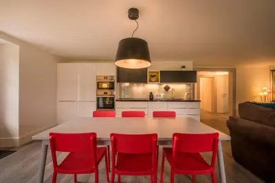 Küche/Küchenzeile in der Unterkunft Dependance Penthouse