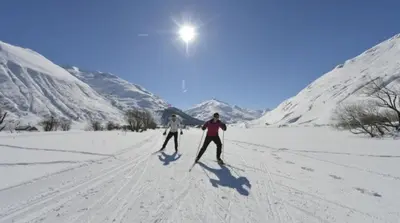 Mountain View im Winter