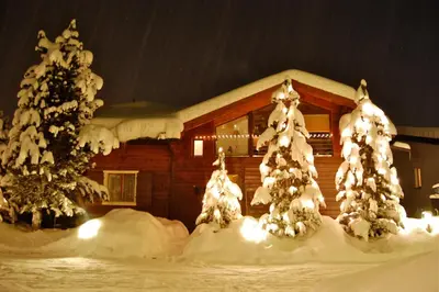 Ferienwohnung Allalinblick im Winter