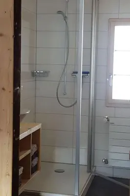 Ein Badezimmer in der Unterkunft Apartment Chalet Wäschhüsi by Interhome