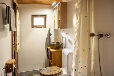 Ein Badezimmer in der Unterkunft korn-stadel ARIDA PRATA 