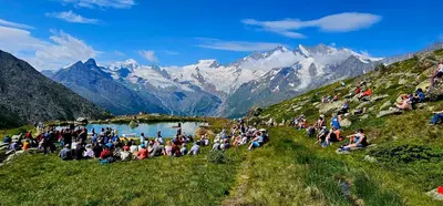 Naturlandschaft in der Nähe des Privatzimmers