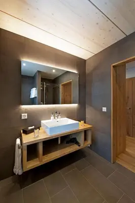 Ein Badezimmer in der Unterkunft Hotel Reuti