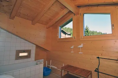 Ein Badezimmer in der Unterkunft Harpa OG