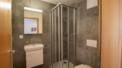 Ein Badezimmer in der Unterkunft Mon Reve Bergh