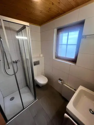 Ein Badezimmer in der Unterkunft Toggi EG